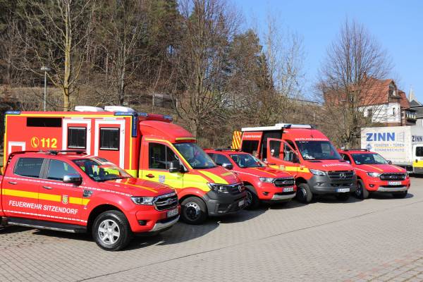 Große Bescherung für fünf Feuerwehren